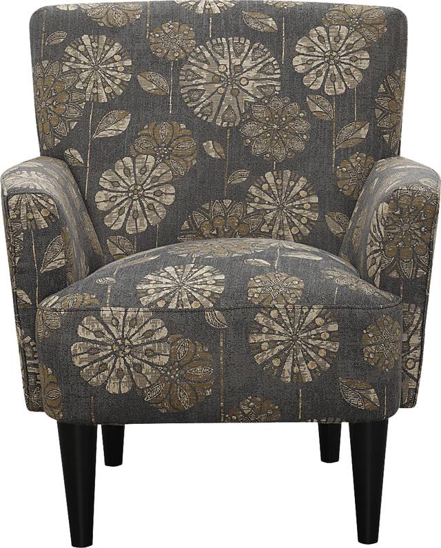 Desco Gray Accent Chair - Thumbnail - Image 1