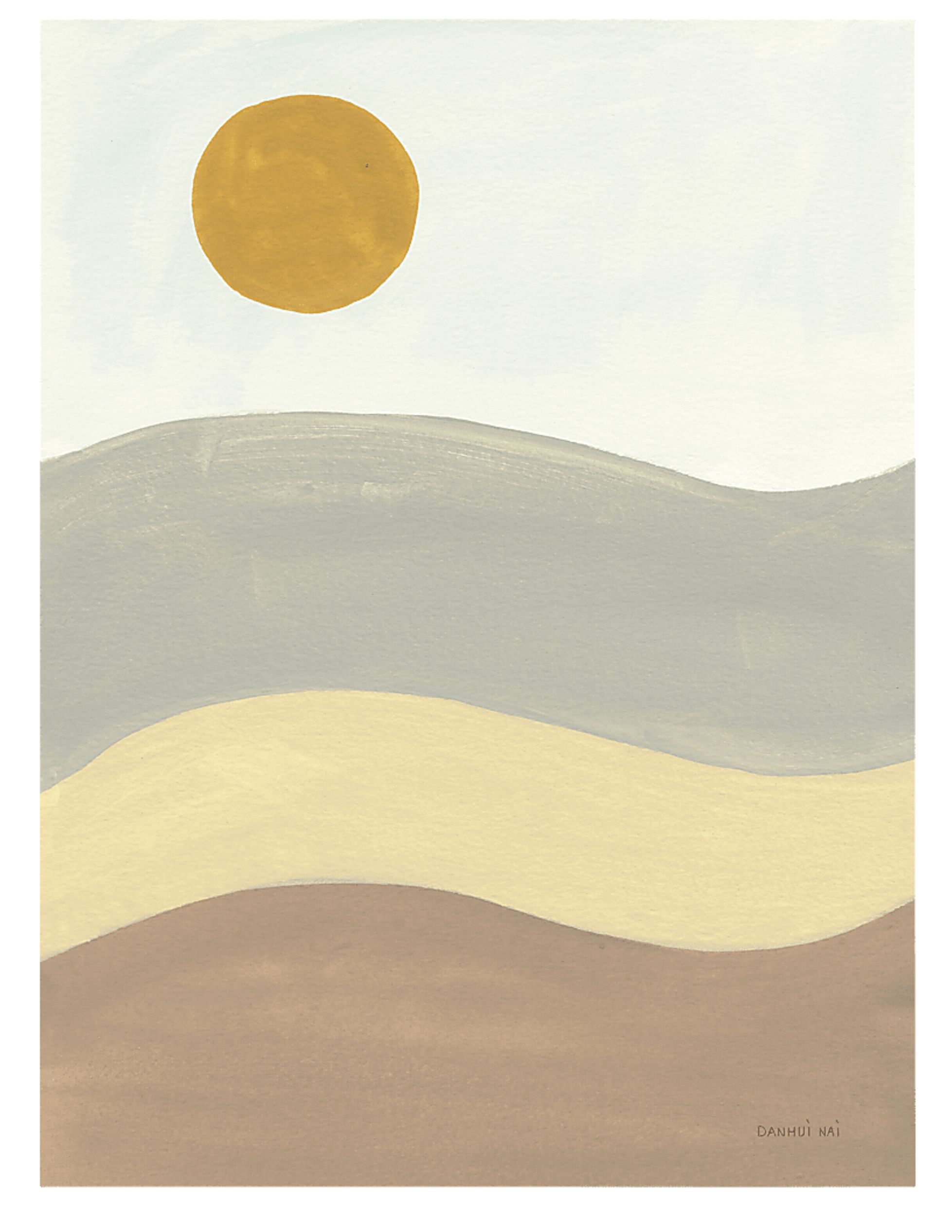 Desert Days Brown Artwork - Image 1