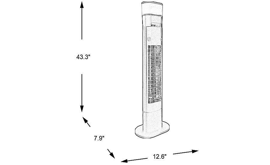 Desert Hills Black Patio Heater Rooms To Go