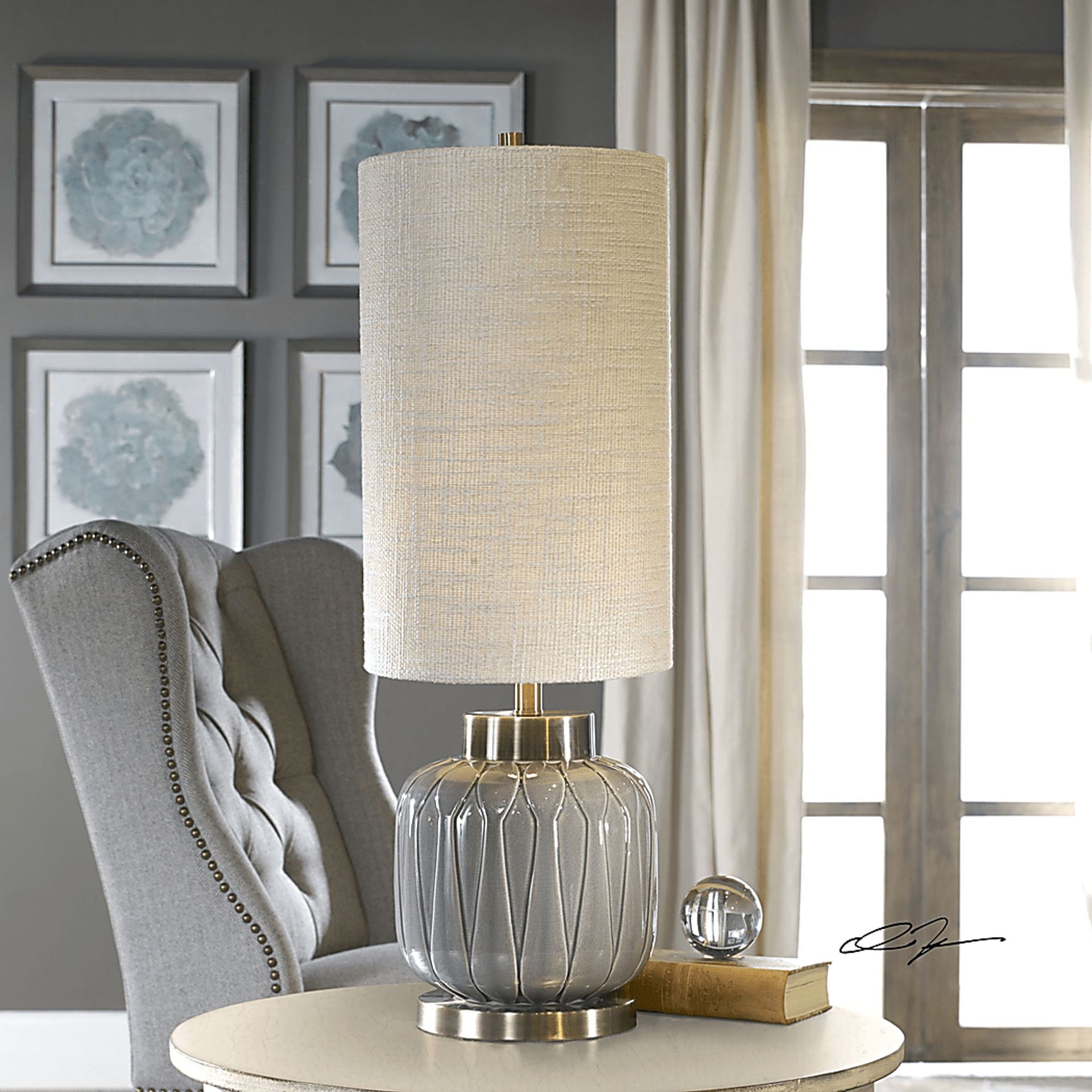 Desert Hills Gray Lamp - Image 3