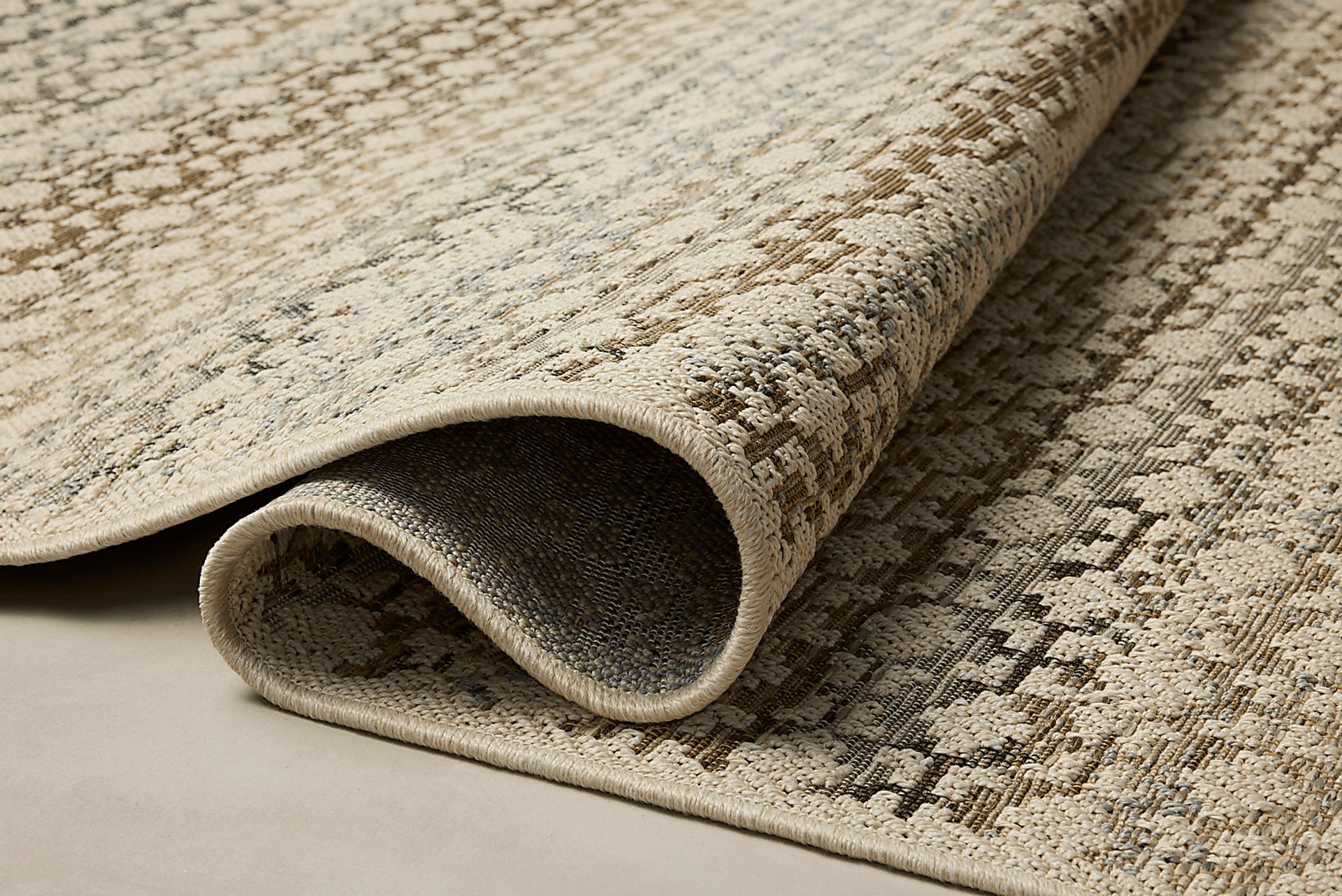 Desert Loom Beige Multi 5' x 7'7 Indoor/Outdoor Rug - Image 2