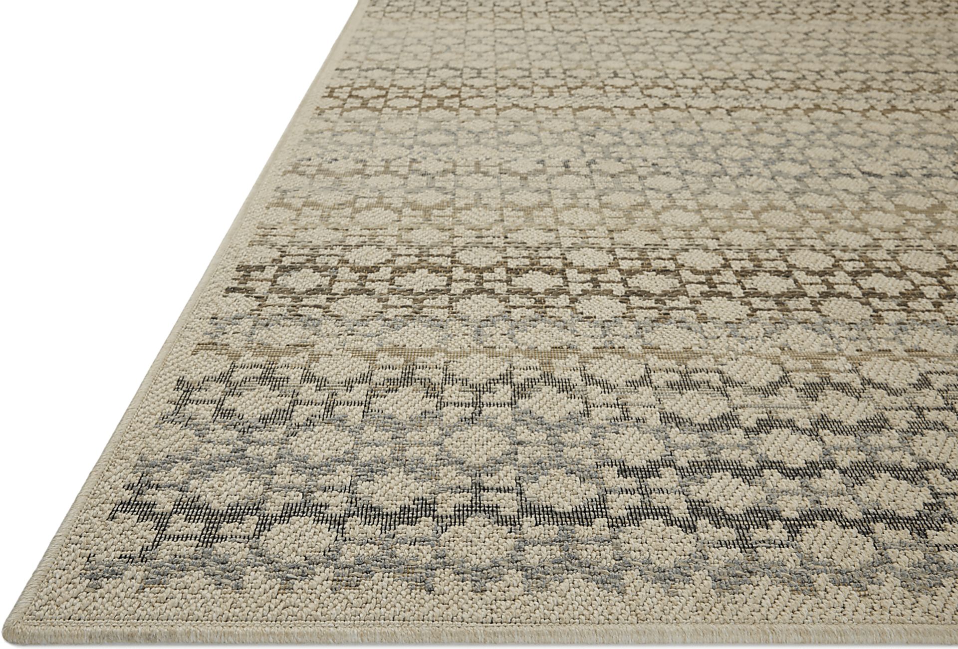 Desert Loom Beige Multi 6'3 x 9'2 Indoor/Outdoor Rug - Image 3