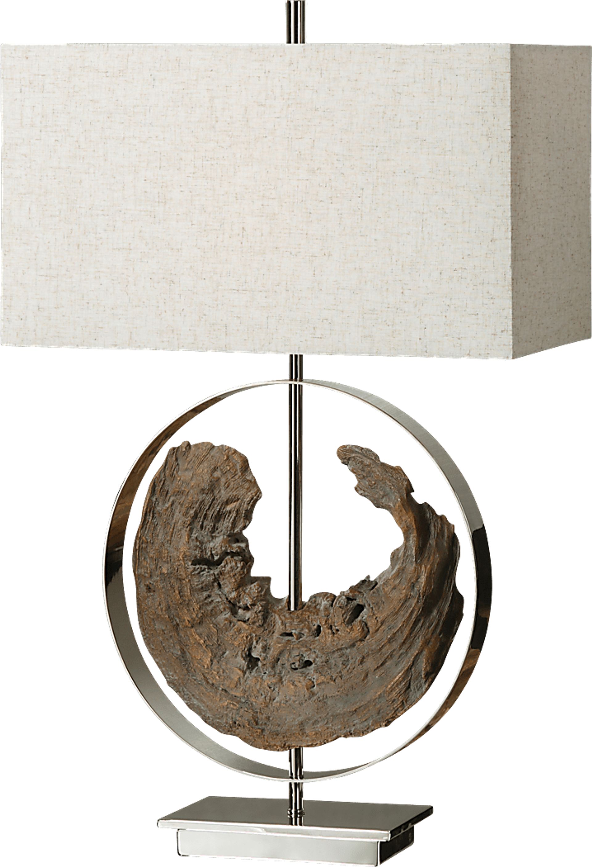 Desert Peak Silver Lamp - Image 1