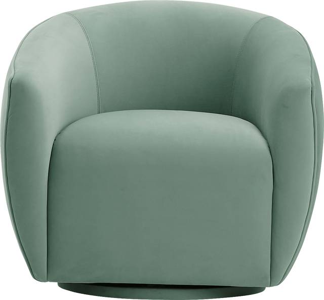 Desertpeak Blue Swivel Accent Chair - Thumbnail - Image 3