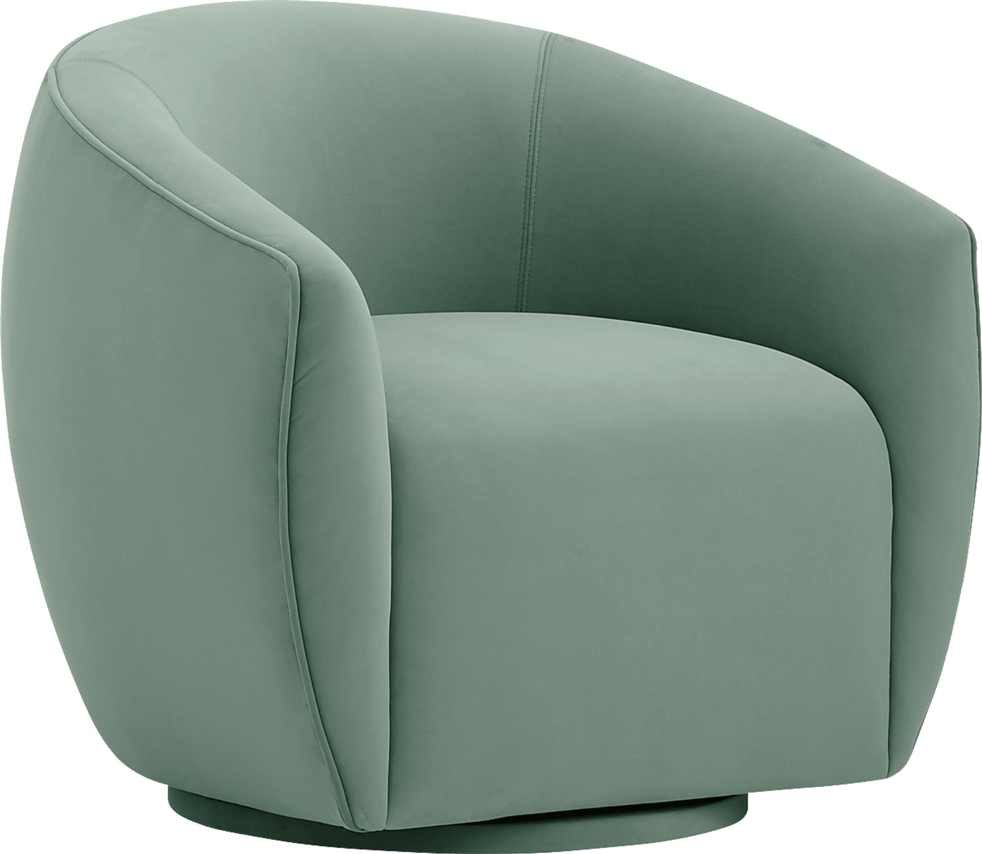 Desertpeak Blue Swivel Accent Chair - Image 1