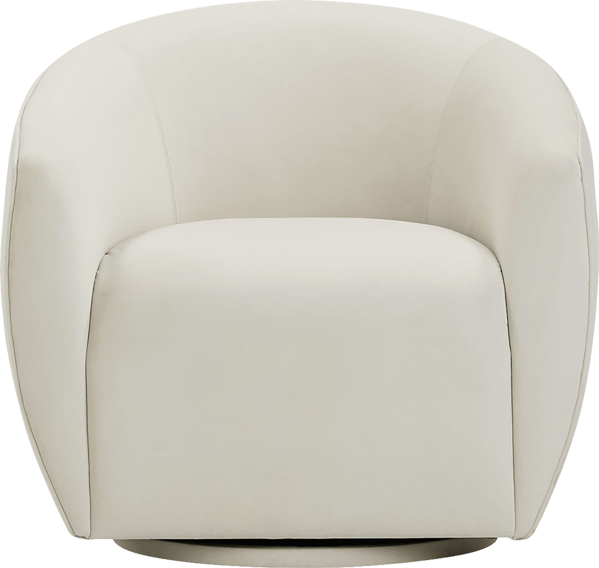 Desertpeak Cream Swivel Accent Chair - Image 3