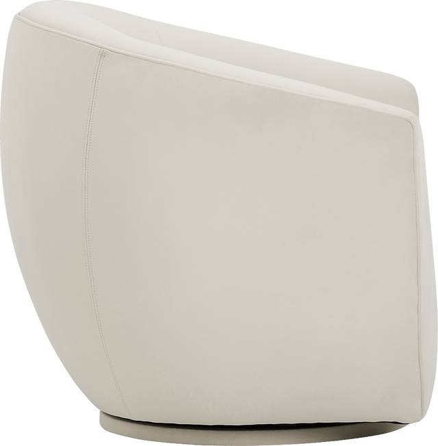 Desertpeak Cream Swivel Accent Chair - Thumbnail - Image 4