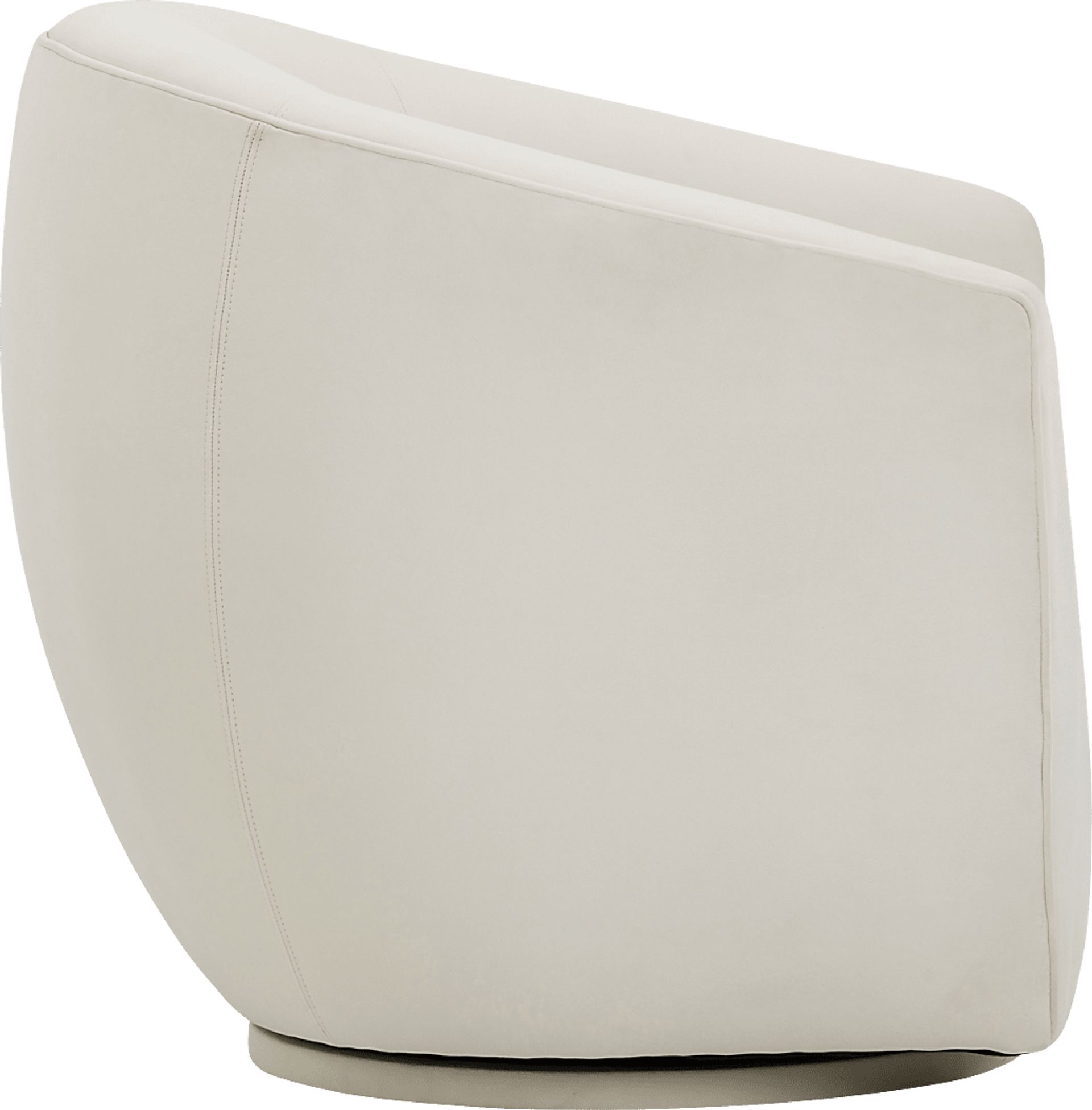 Desertpeak Cream Swivel Accent Chair - Image 4