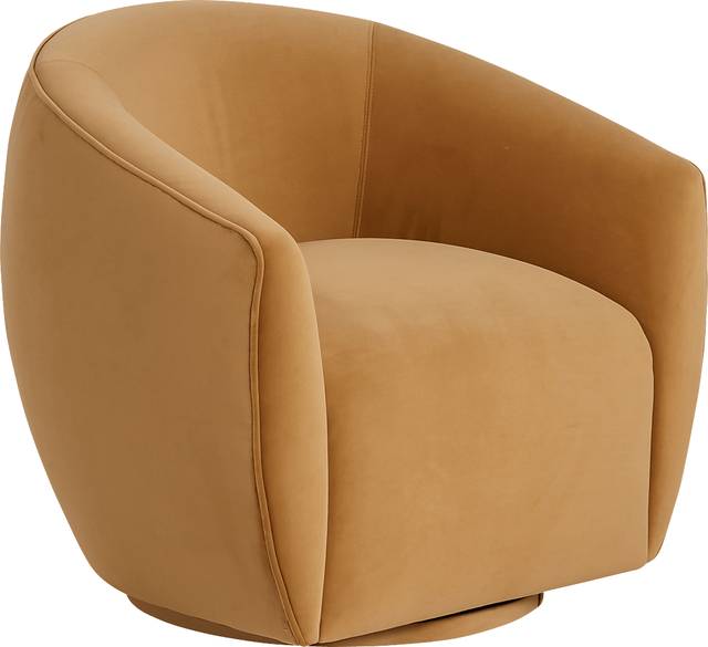 Desertpeak Tan Swivel Accent Chair - Thumbnail - Image 1