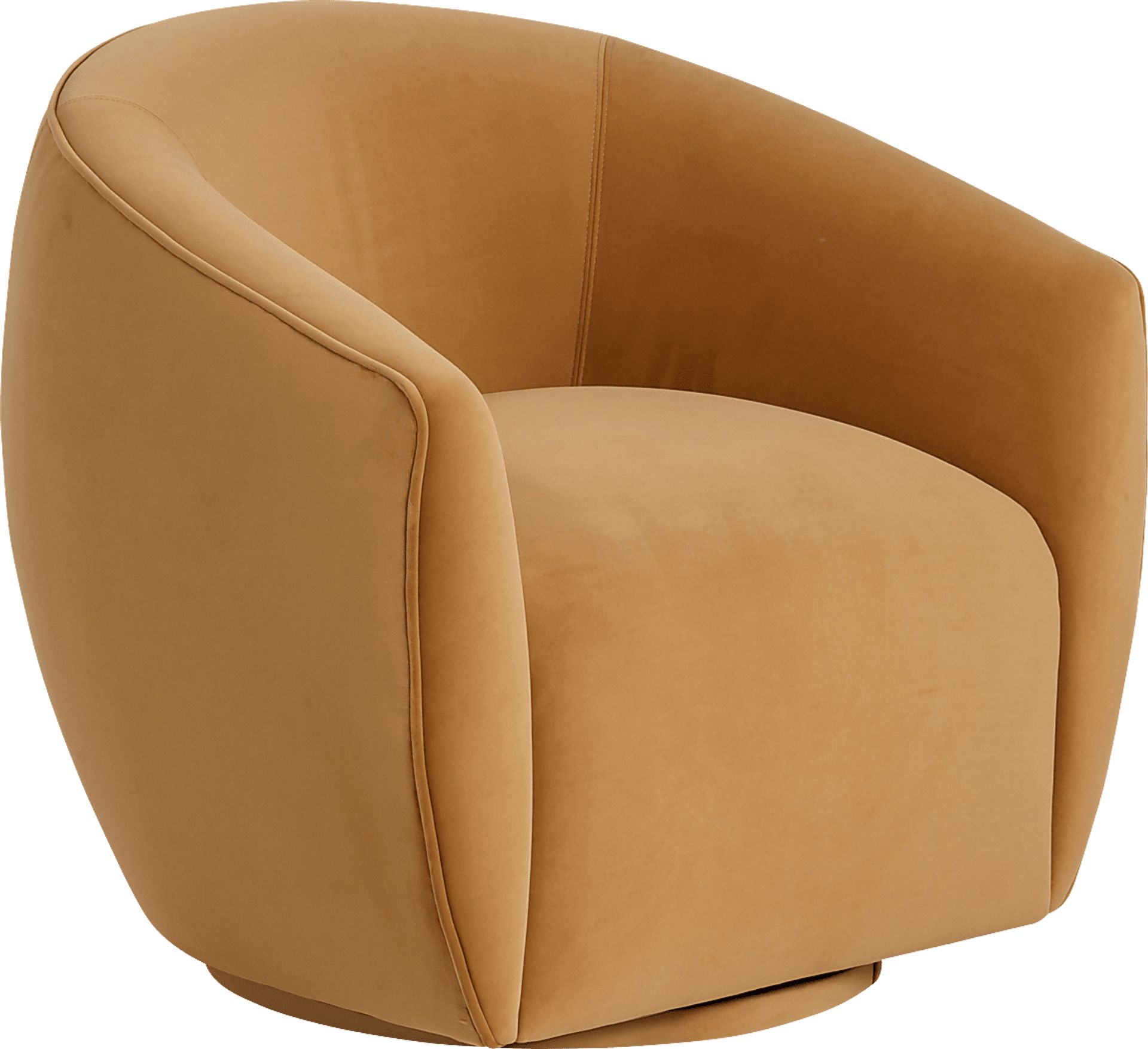 Desertpeak Tan Swivel Accent Chair - Image 1