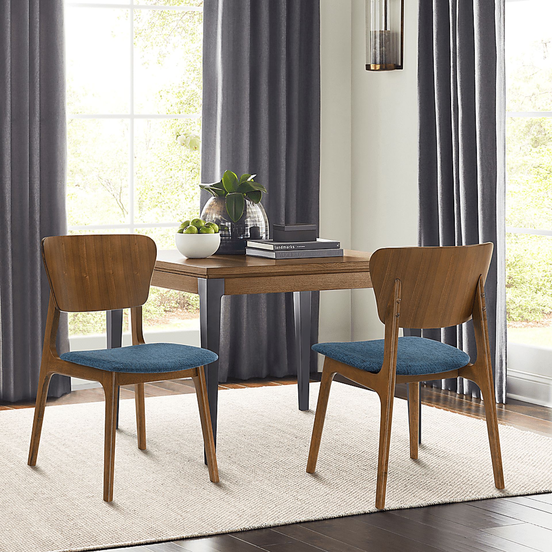 Desertsys I Blue Dining Chair, Set of 2 - Image 2