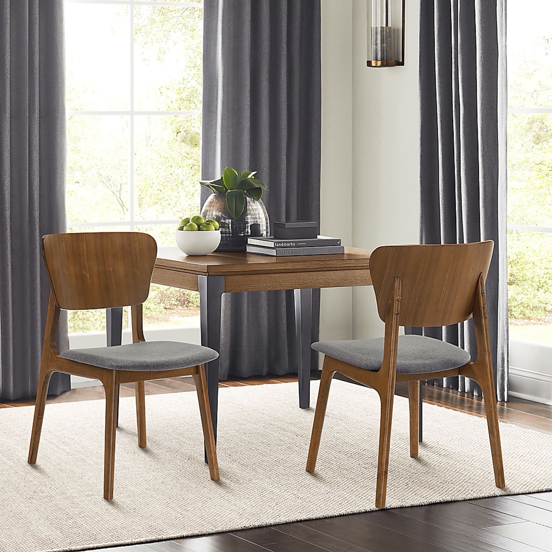 Desertsys I Gray Dining Chair, Set of 2 - Image 2