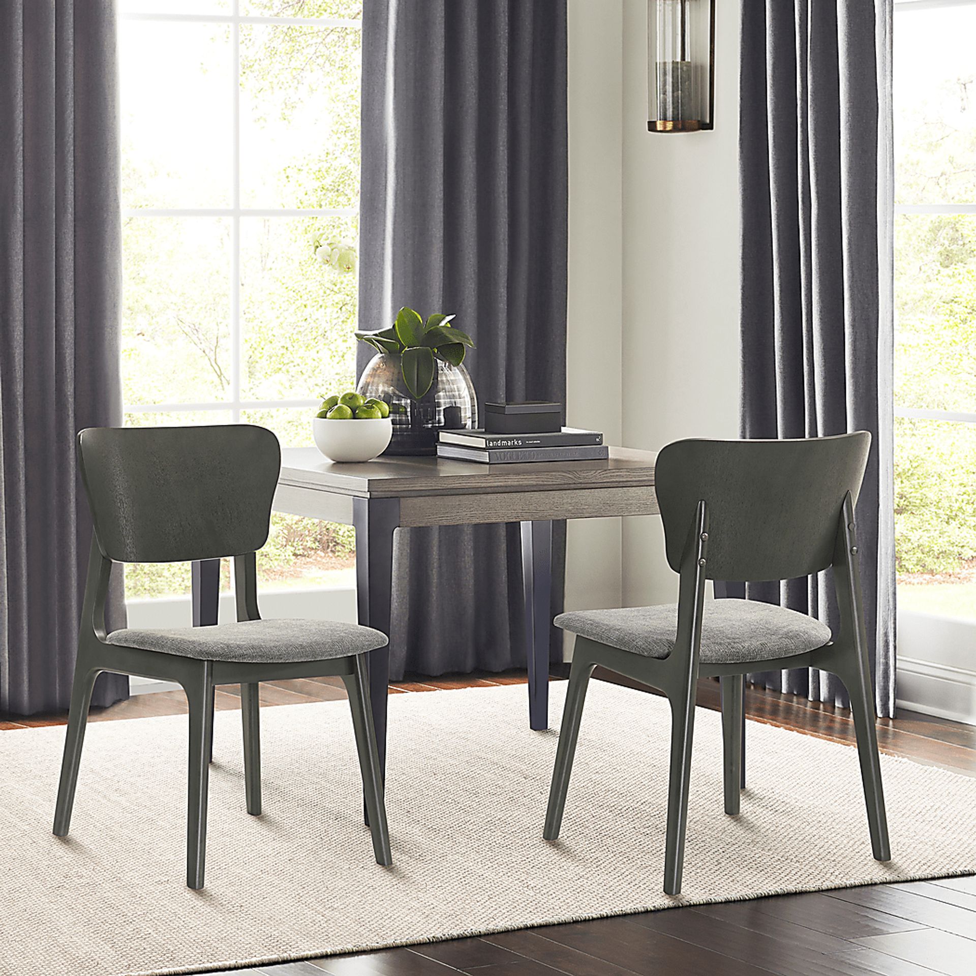Desertsys II Gray Dining Chair, Set of 2 - Image 2