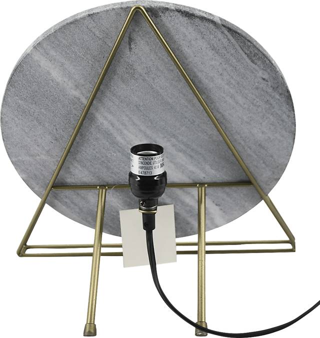Deshler Gray Lamp - Thumbnail - Image 1