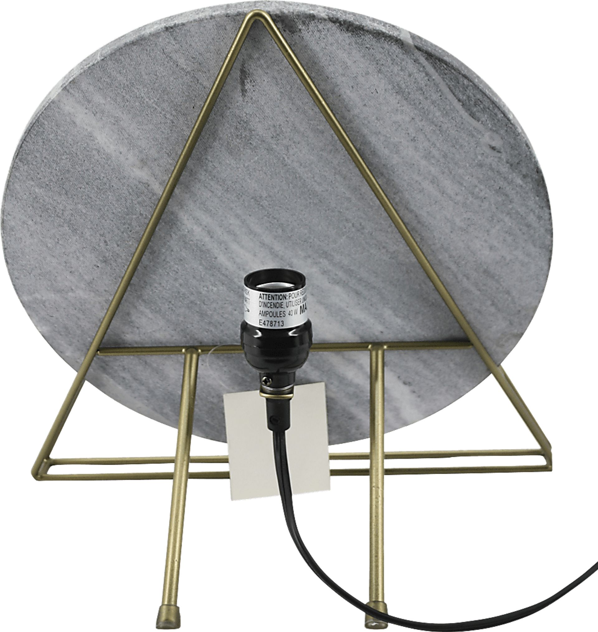 Deshler Gray Lamp - Image 1