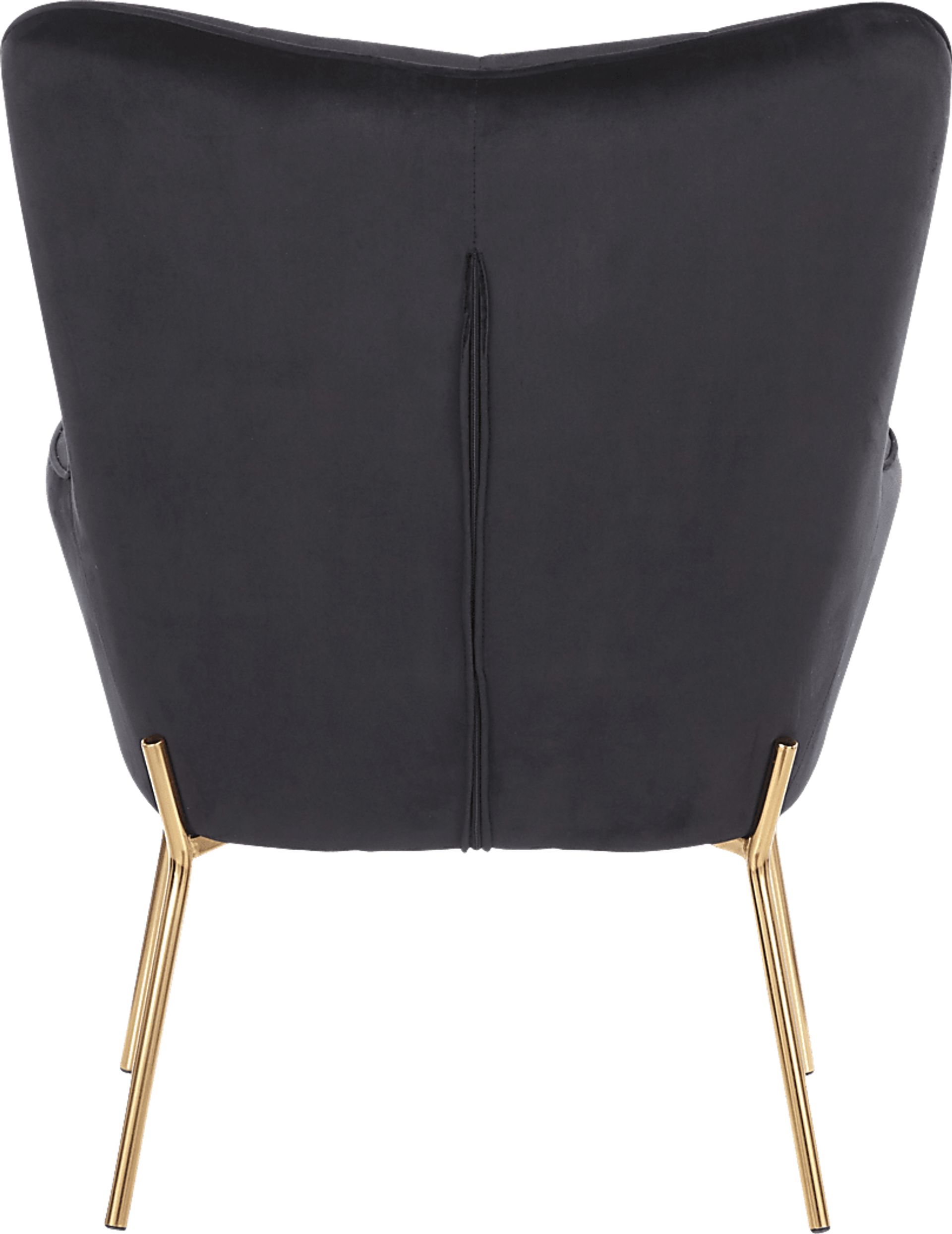 Desmare Black Accent Chair and Ottoman - Image 4
