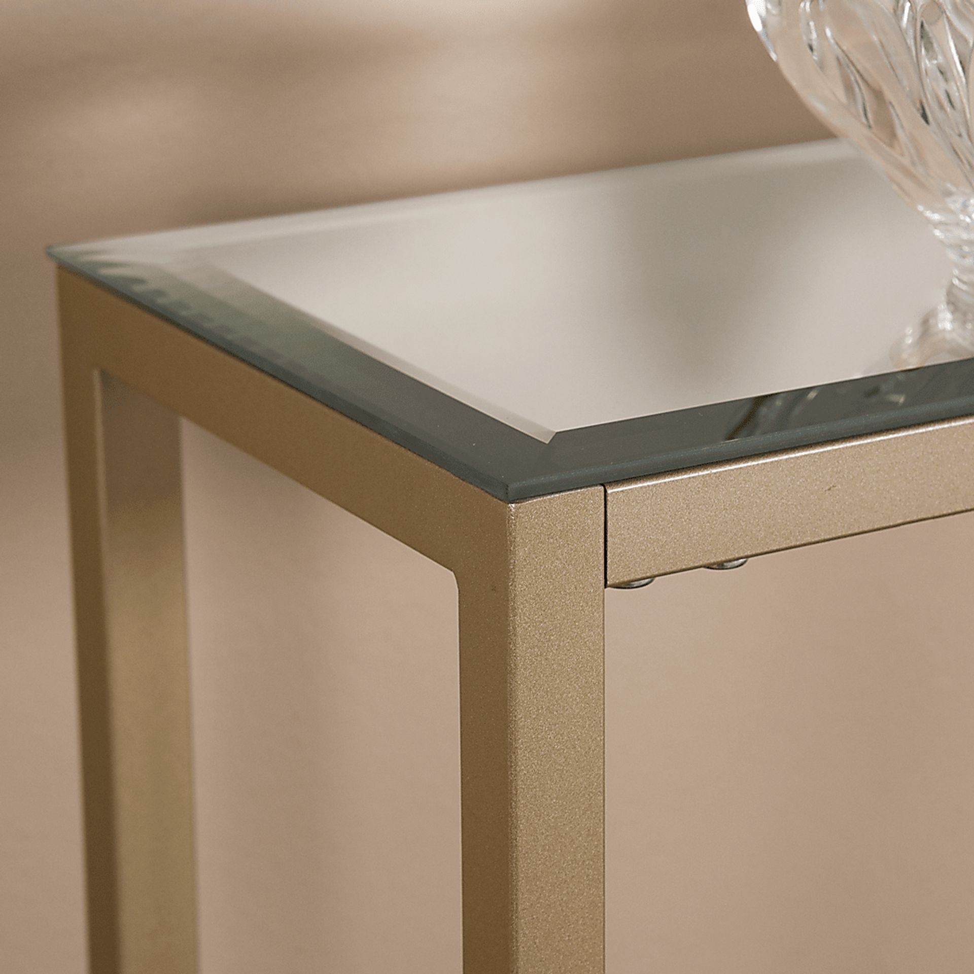 Desner Gold Small Console Table - Image 4
