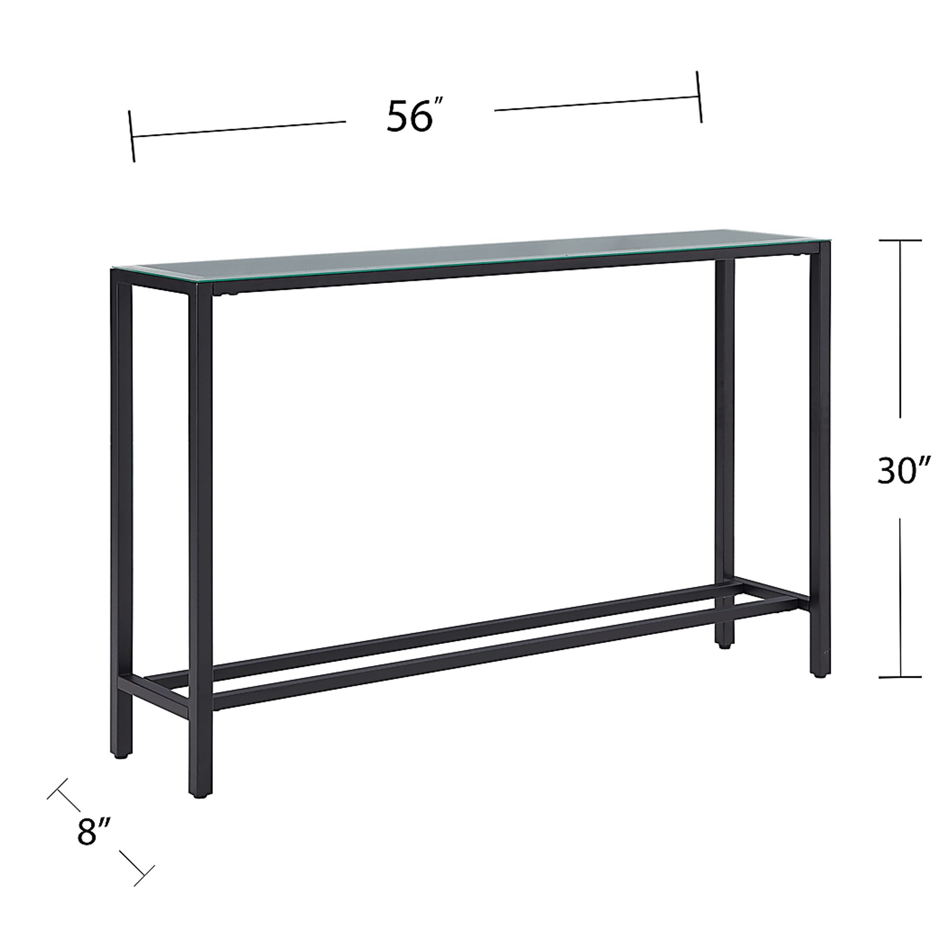 Desnet Black Console Table - Image 4