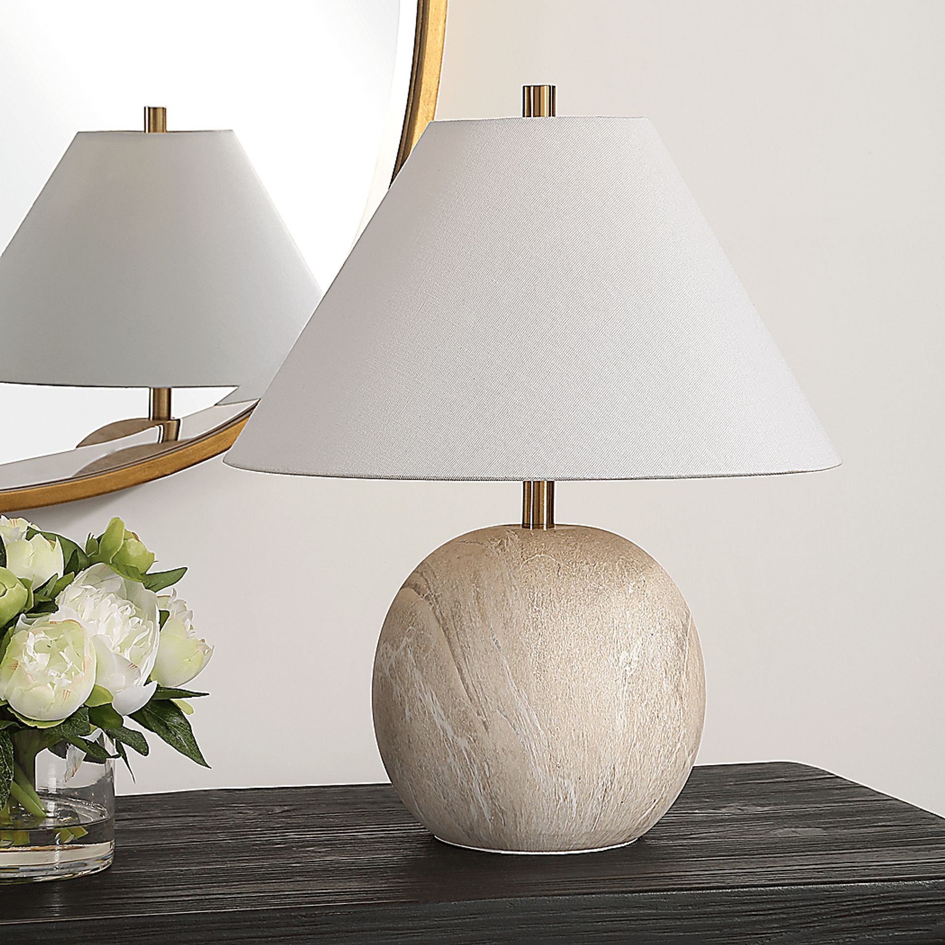 Desoto Lake Beige Lamp - Image 2