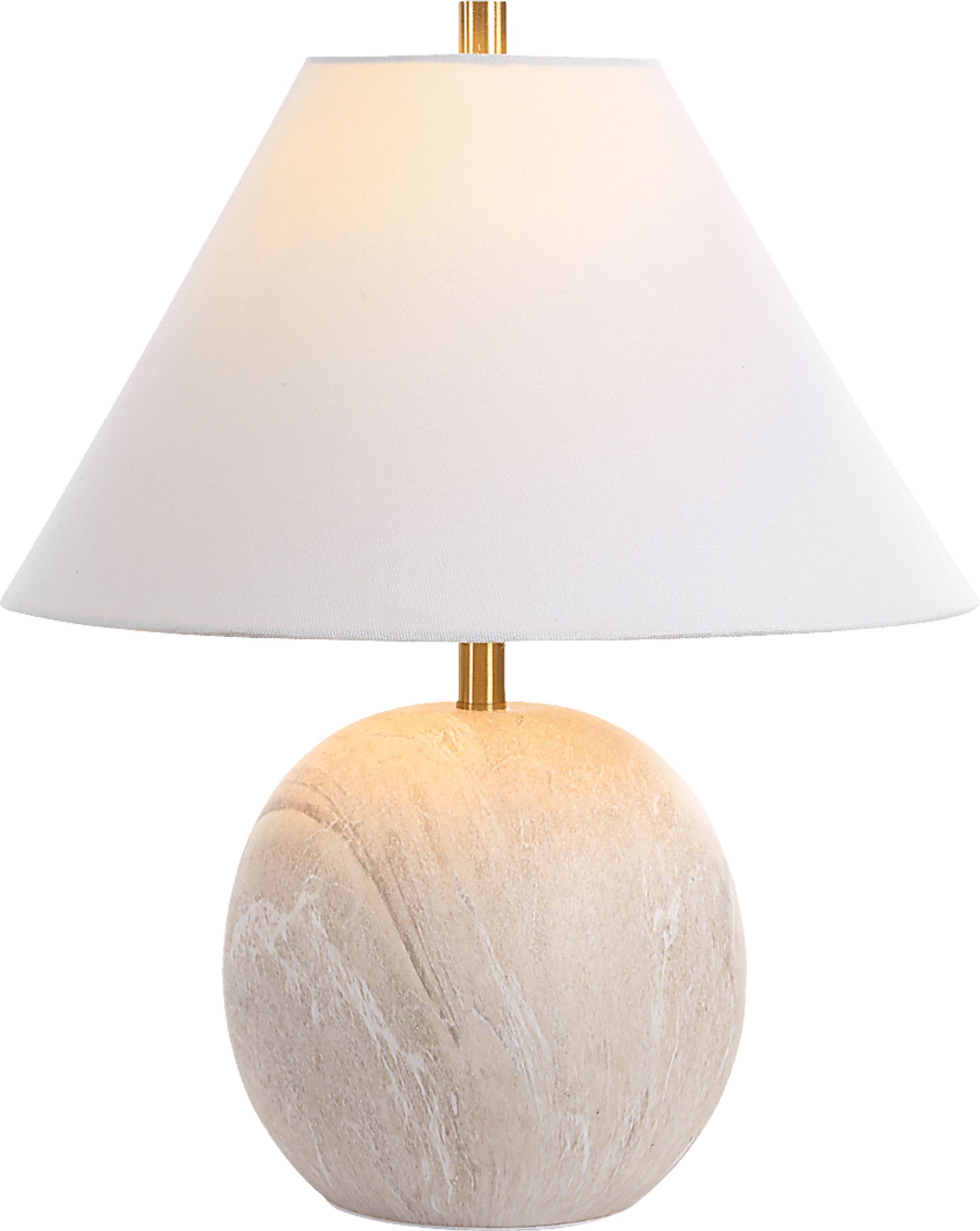 Desoto Lake Beige Lamp - Image 1