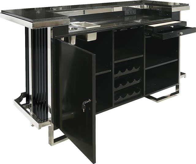 Desportes Black 5 Pc. Bar Set - Thumbnail - Image 8