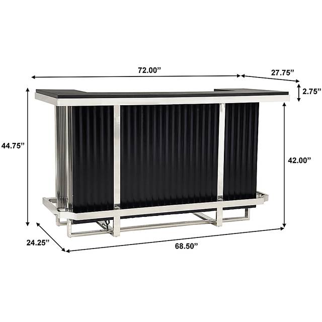 Desportes Black 5 Pc. Bar Set - Thumbnail - Image 9