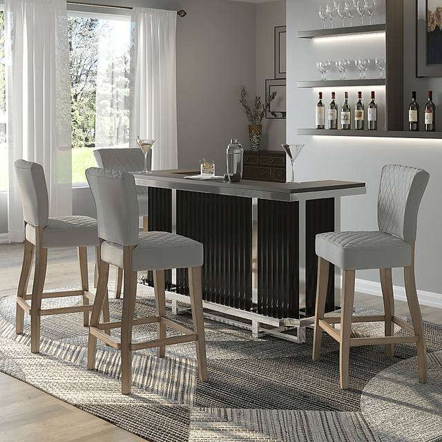 Desportes Black 5 Pc. Bar Set - Thumbnail - Image 1