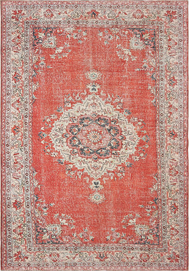 Dessie Red 7'6 x 9'11 Rug Rooms To Go