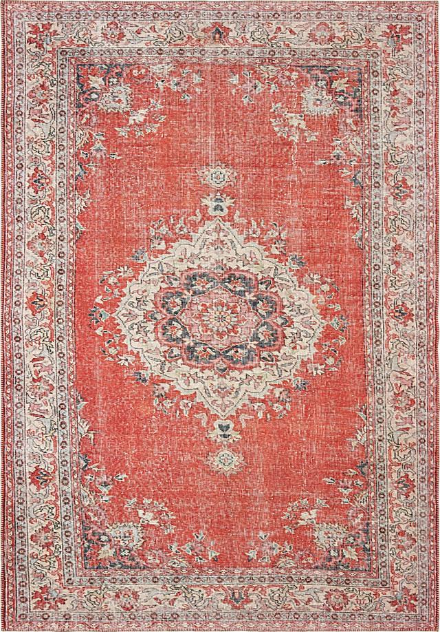 Dessie Red 7'6 x 9'11 Rug - Thumbnail - Image 1
