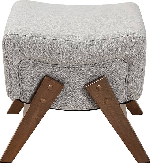 Detillion Light Gray Ottoman - Thumbnail - Image 5