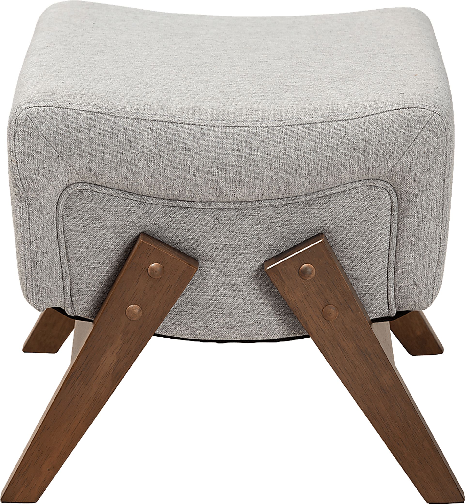 Detillion Light Gray Ottoman - Image 5