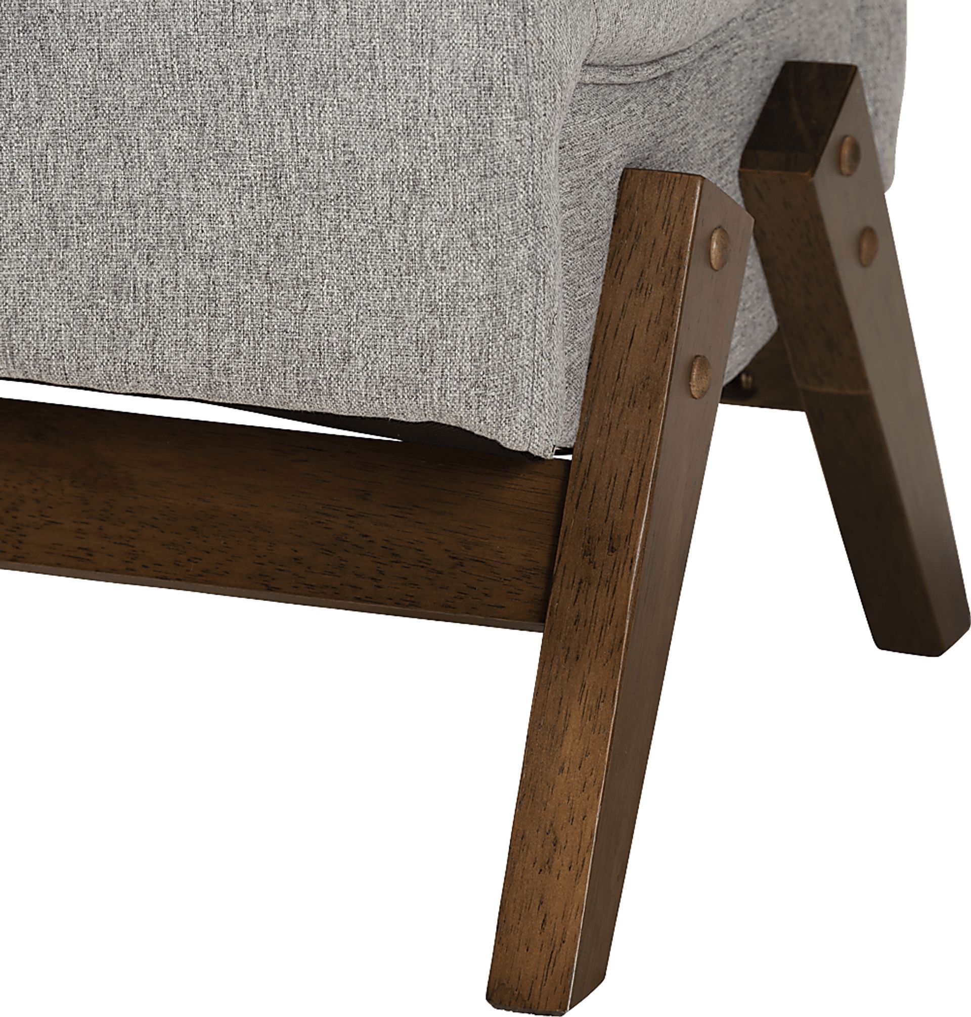 Detillion Light Gray Ottoman - Image 6