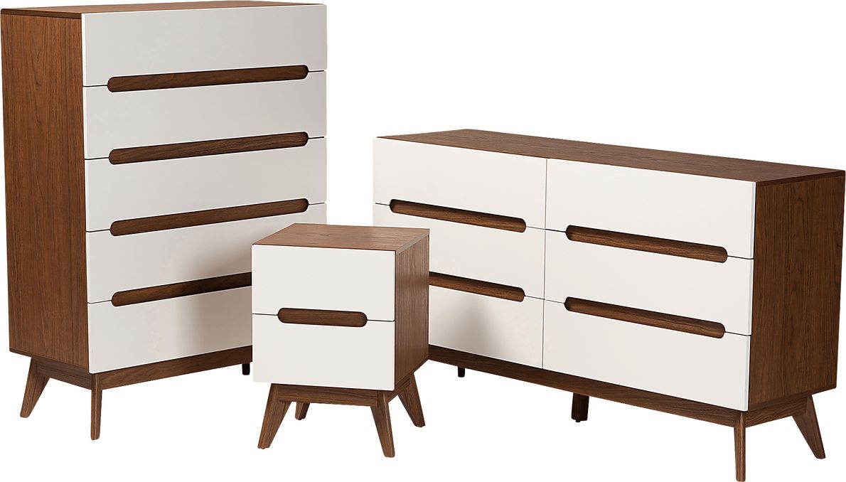 Detrie White 3pc Bedroom Set