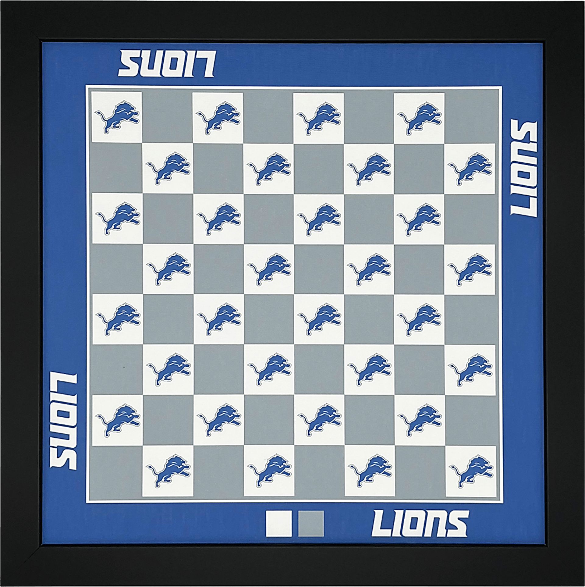 Detroit Lions Wall Chess Set - Image 1