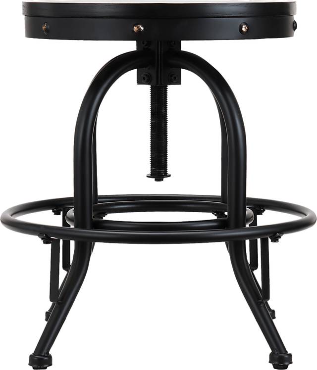 Detwiler Black Adjustable Office Chair - Thumbnail - Image 3