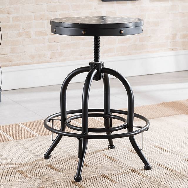 Detwiler Black Adjustable Office Chair - Thumbnail - Image 5