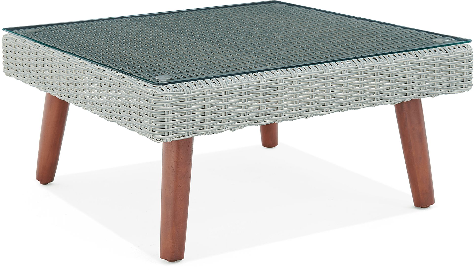 Deupree I Light Gray Outdoor Cocktail Table - Image 2