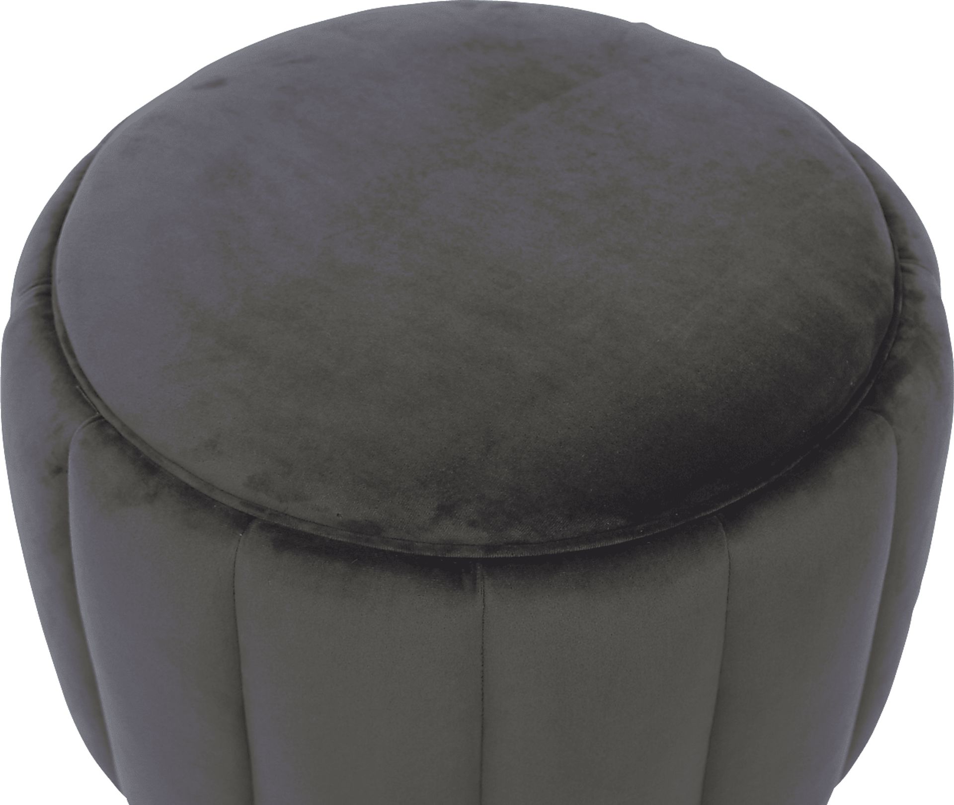 Devaal Gray Ottoman - Image 2