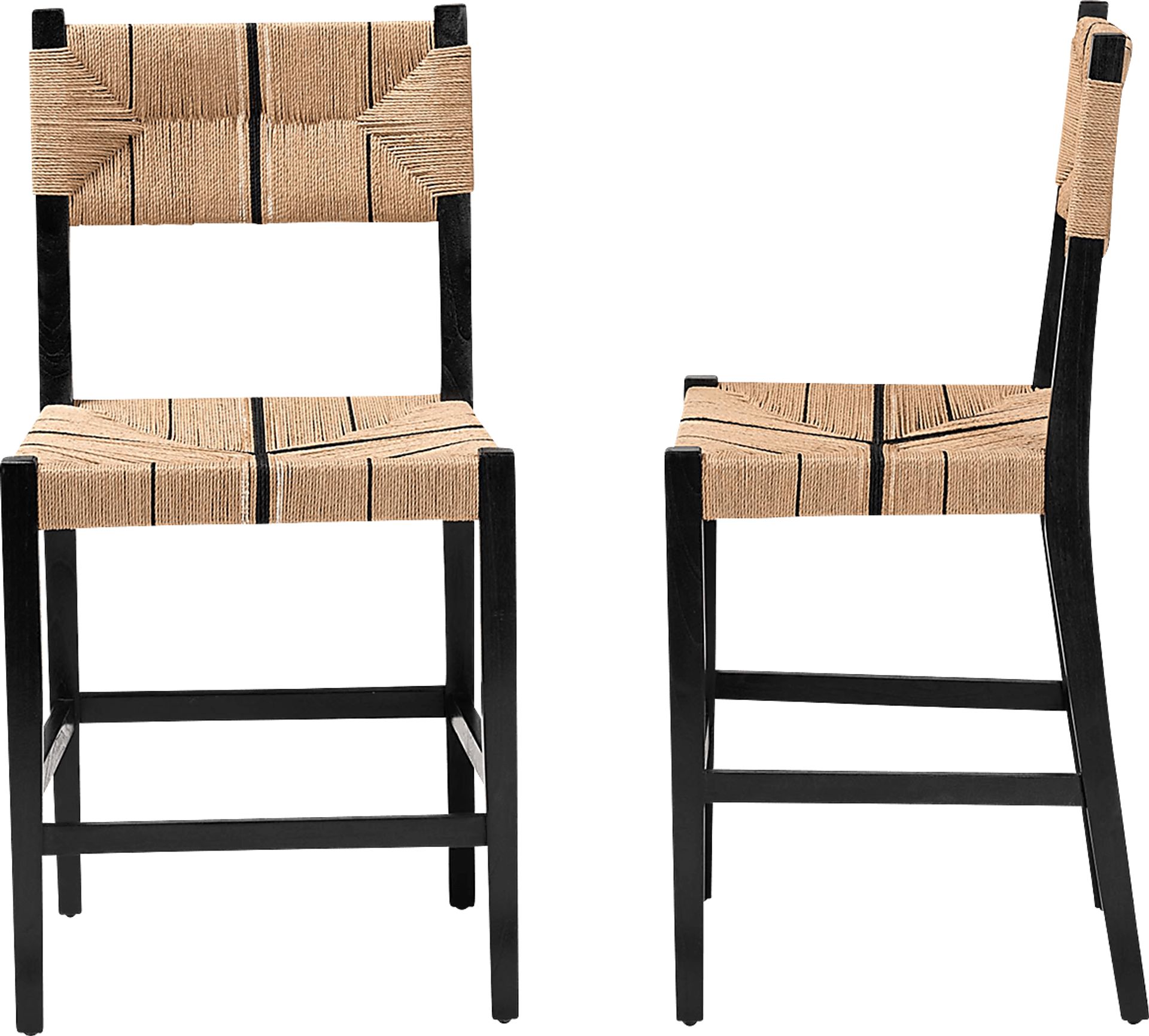 Devanshire Black Counter Stool, Set of 2 - Image 4