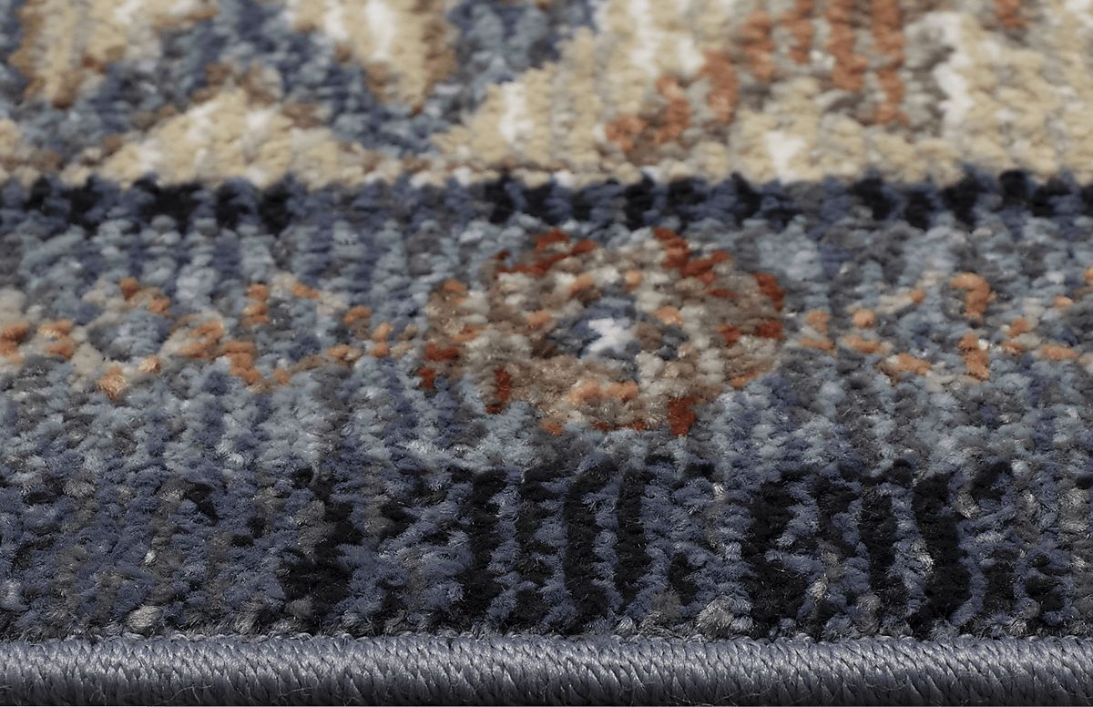 Devdan Blue Rugs | Rooms to Go