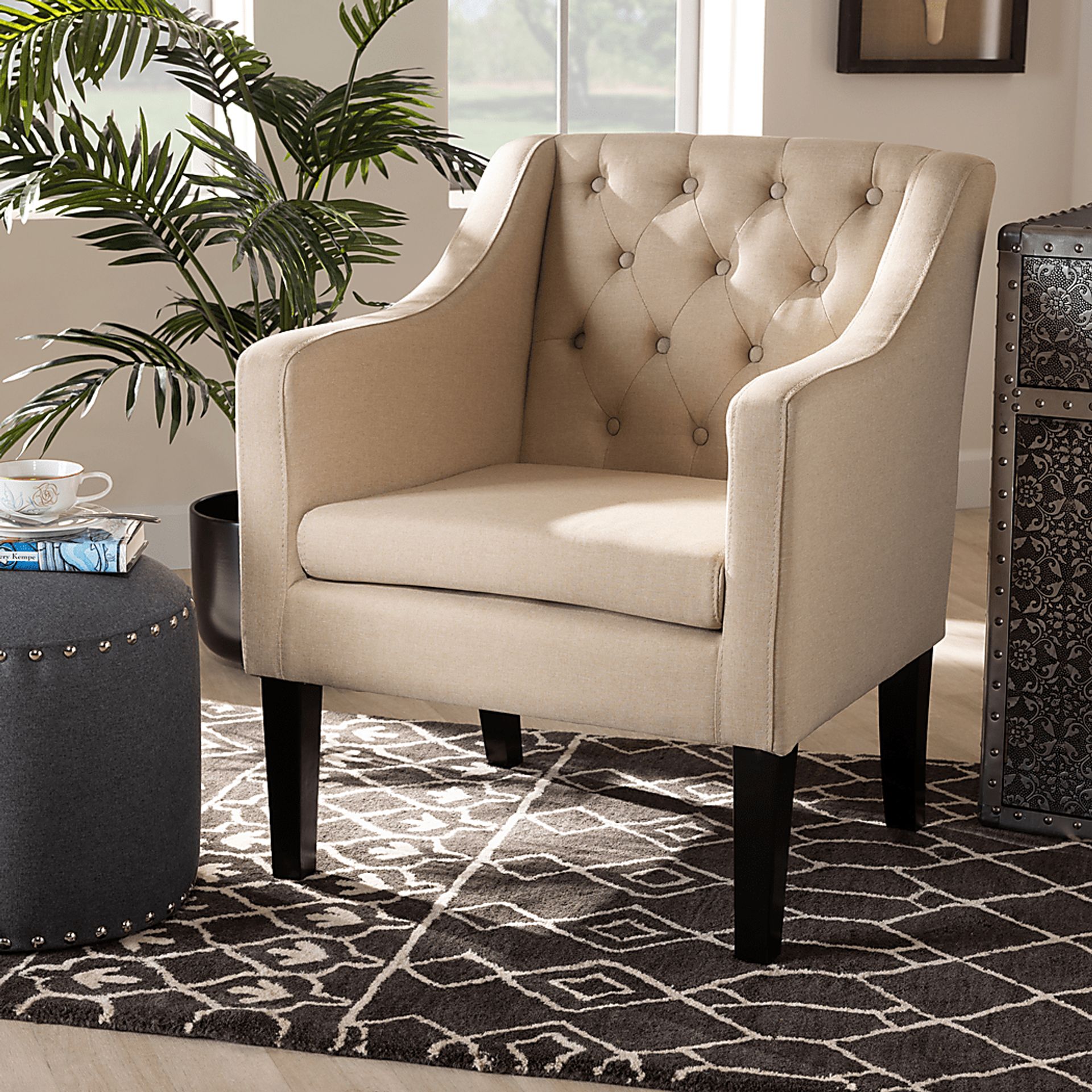 Devenger Beige Accent Chair - Image 7