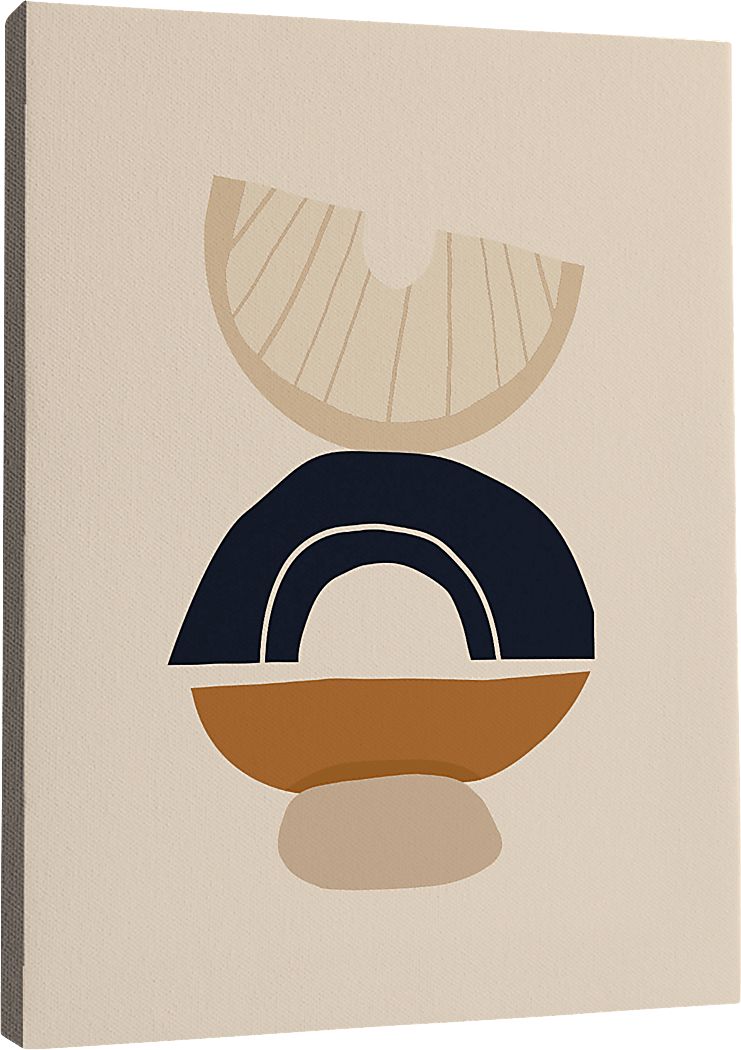 Devers Cream Canvas Wall Art