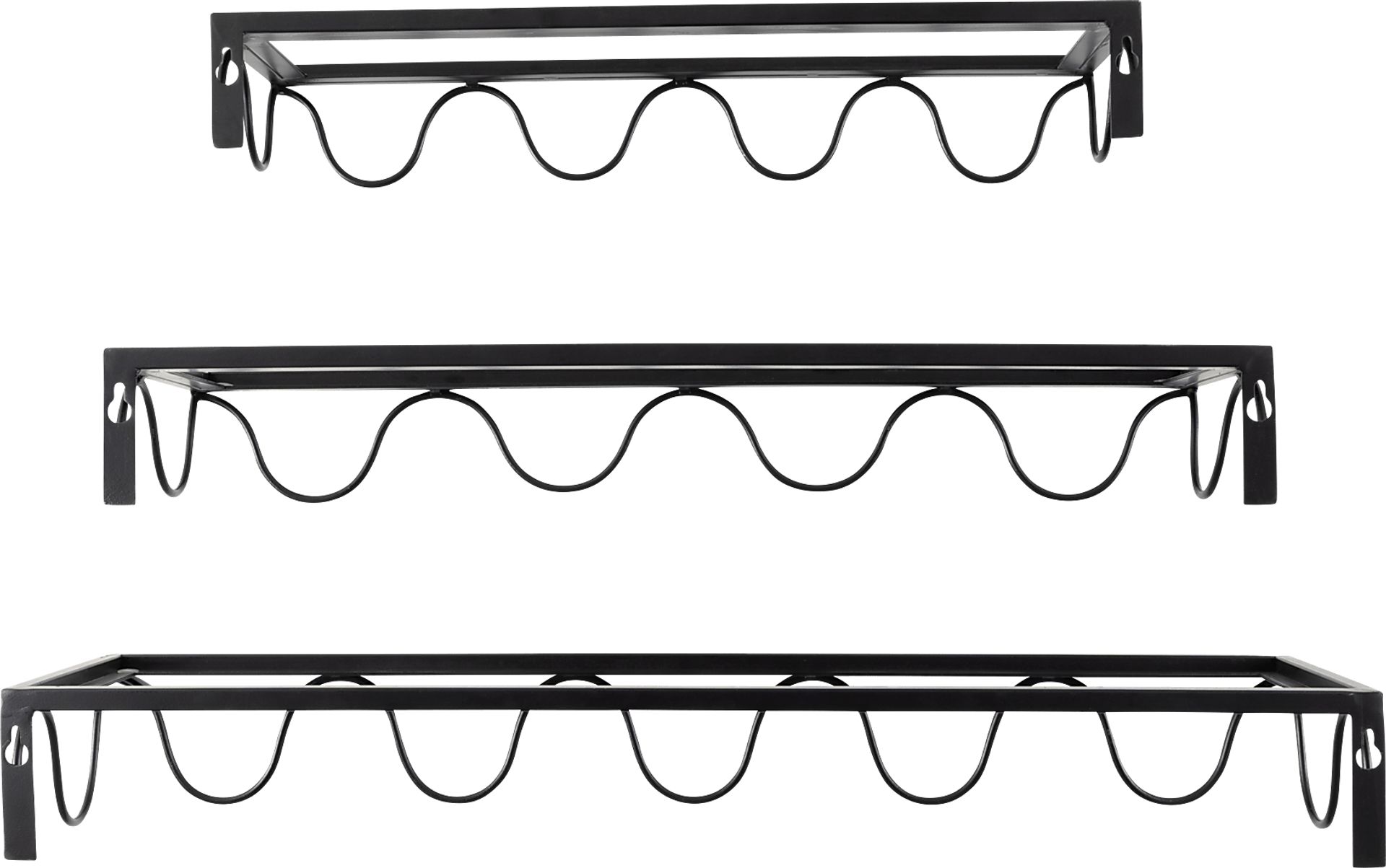 Devi Black Shelf, Set of 3 - Image 10