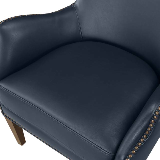 Devillers Dark Blue Arm Chair - Thumbnail - Image 11