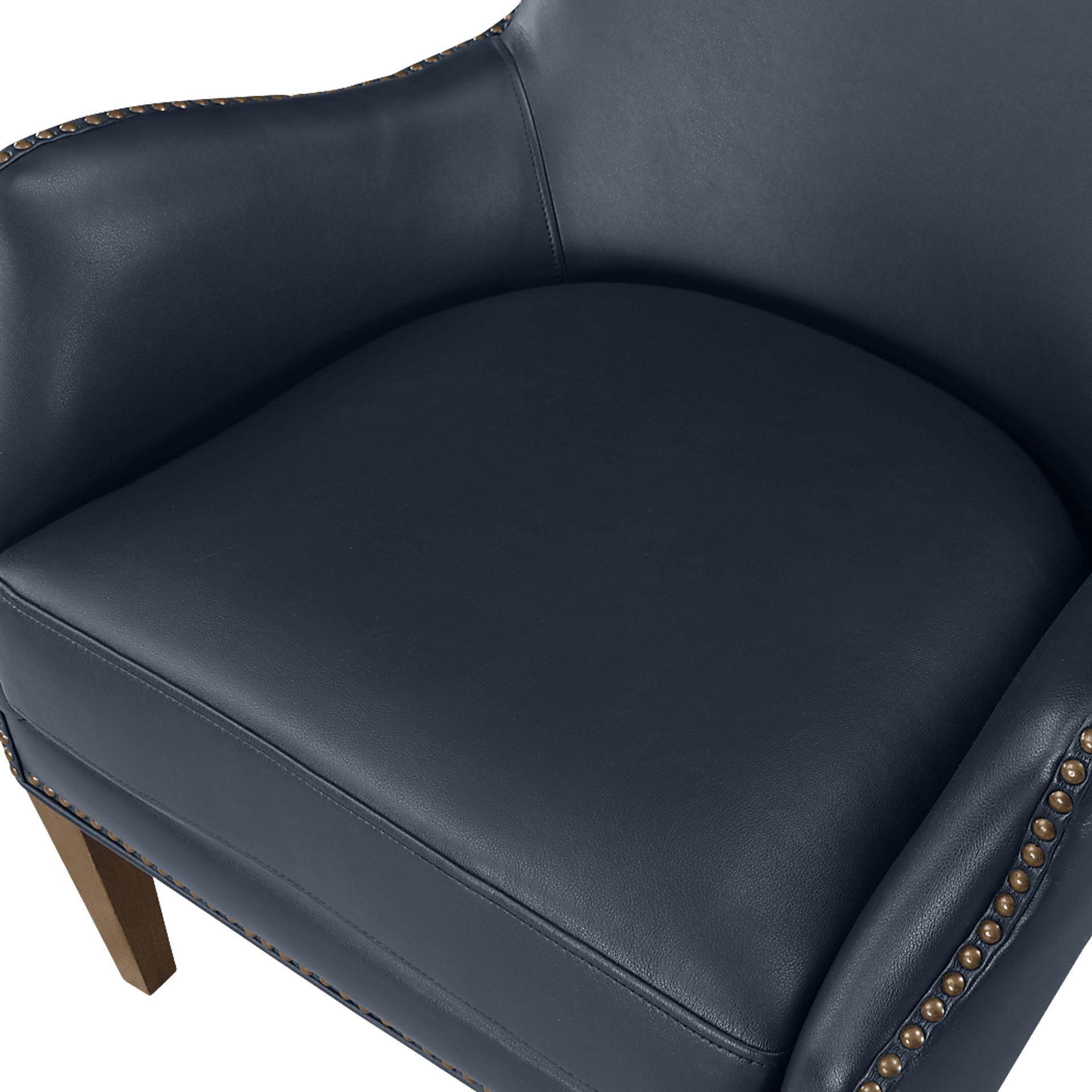 Devillers Dark Blue Arm Chair - Image 11