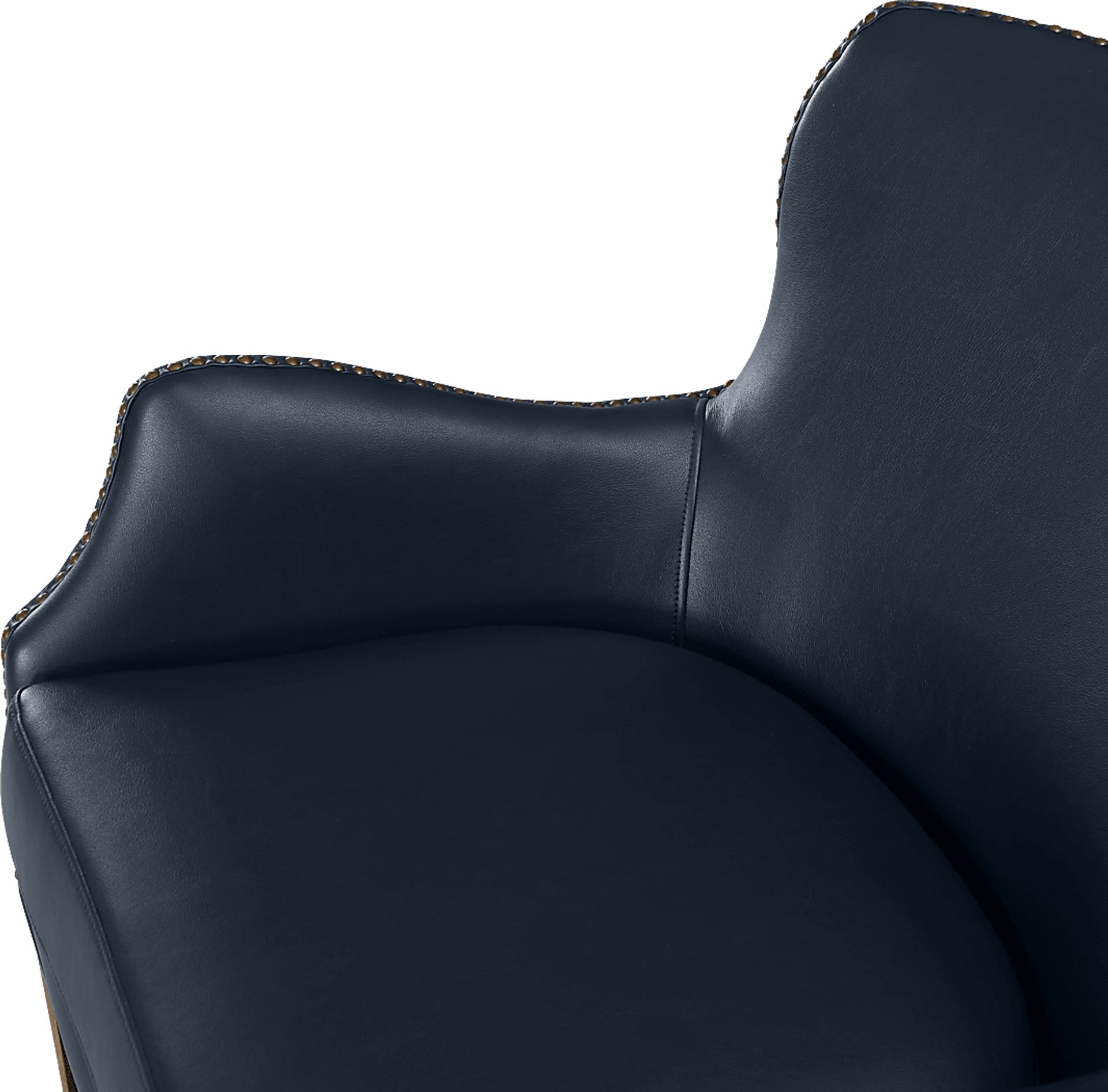 Devillers Dark Blue Arm Chair - Image 13