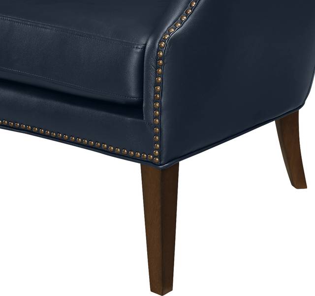 Devillers Dark Blue Arm Chair - Thumbnail - Image 14