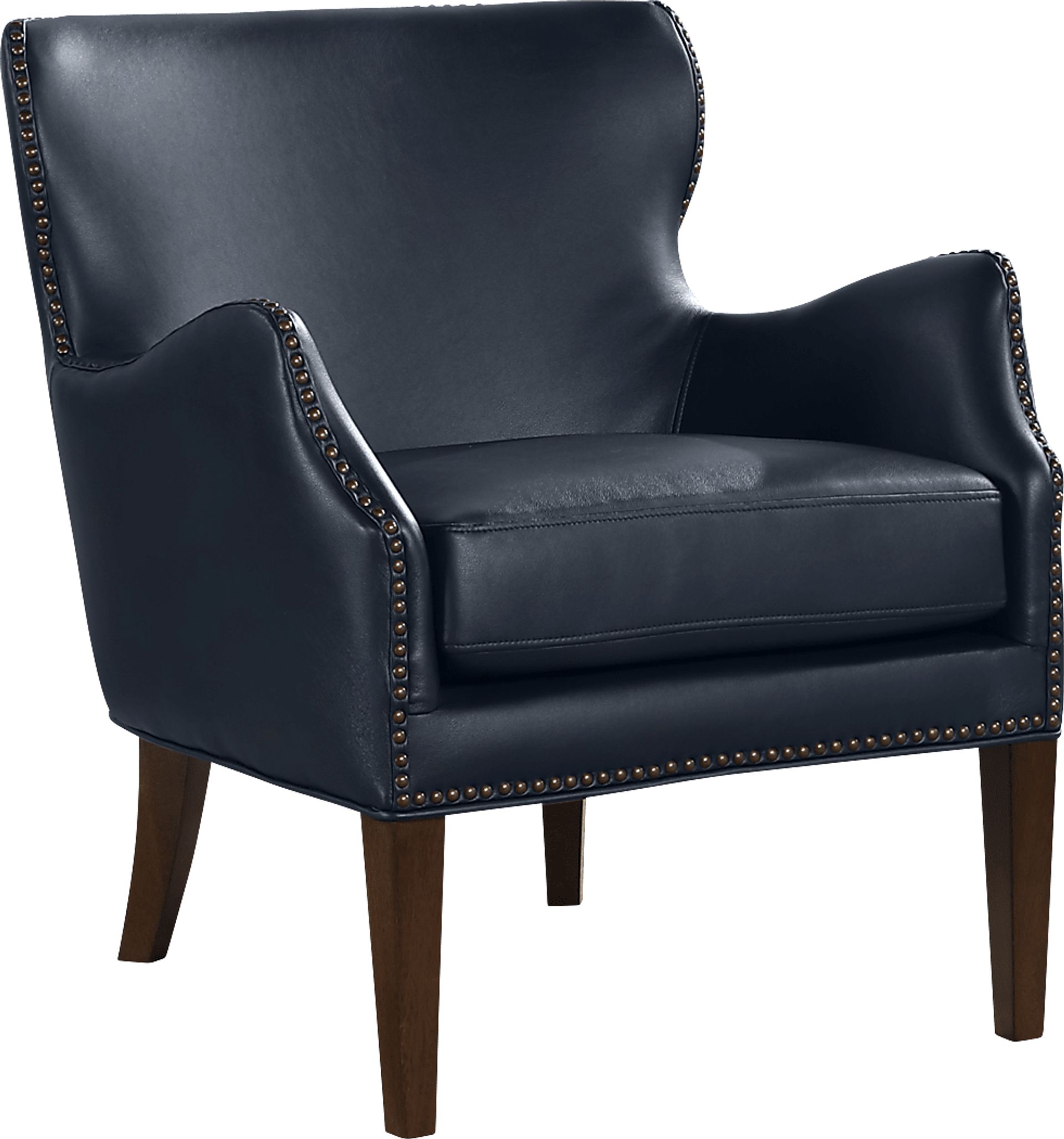 Devillers Dark Blue Arm Chair - Image 4