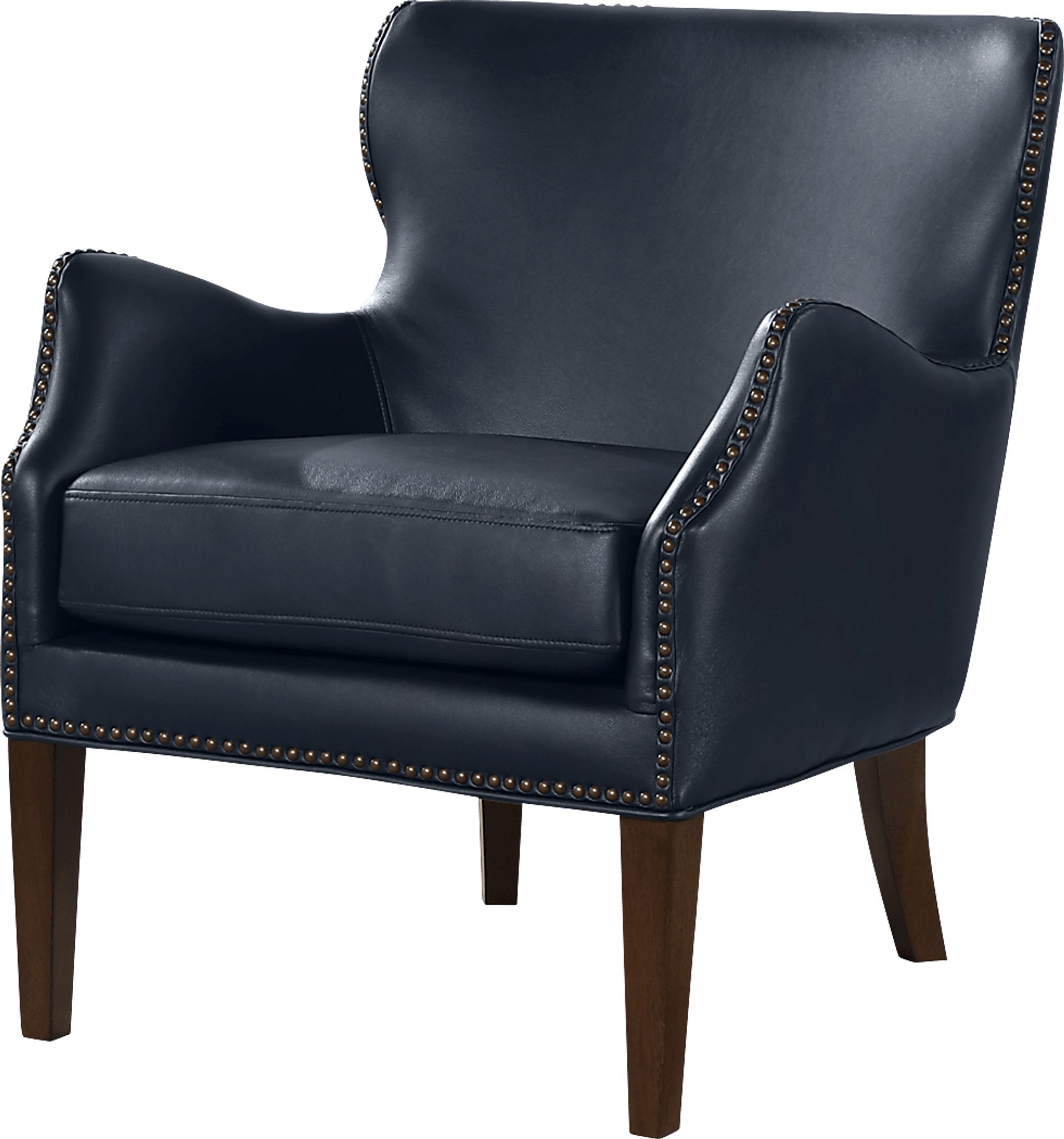 Devillers Dark Blue Arm Chair - Image 5
