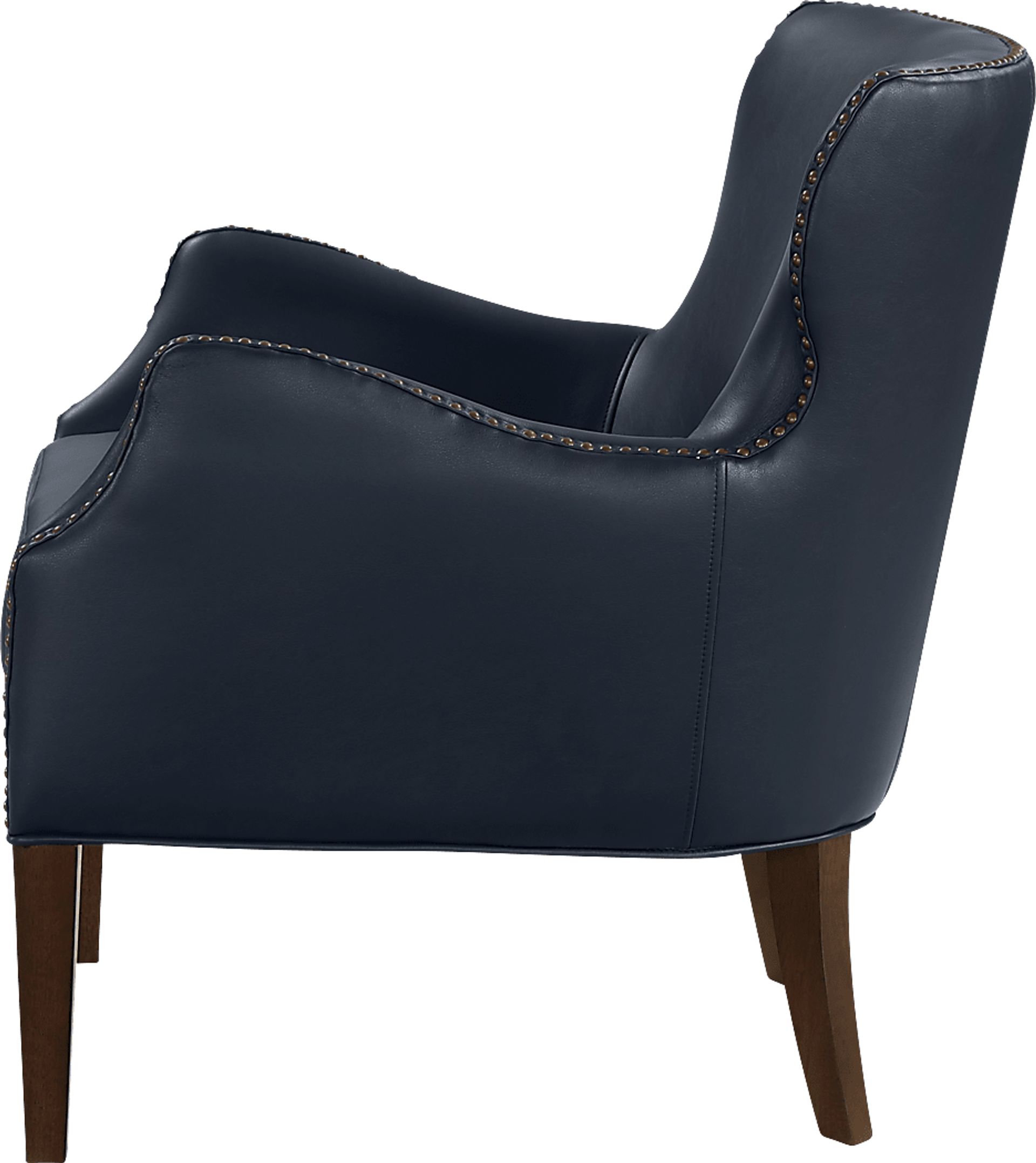 Devillers Dark Blue Arm Chair - Image 6